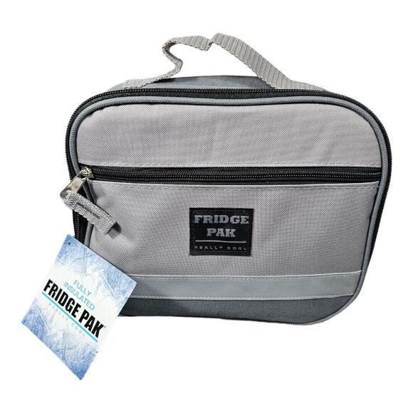 Fridge Pack Two Tone Fully Insulated Really Cool Lunch Bag Perfect For School - Picture 1 of 6